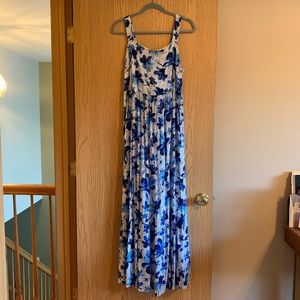 ELOQUII Size 16 Toe Back Tiered Dress